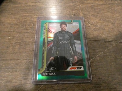 2025 Topps Chrome F1 Formula 1 Lance Stroll #10 Teal Refractor /299 Aston Martin