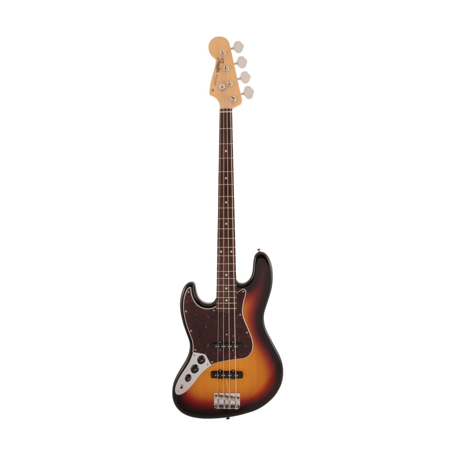 Fender Japan Traditional II 60s Jazz Bass Left-Handed Guitar, RW FB, Sunburst