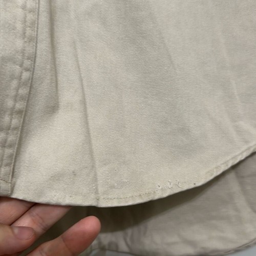 Vintage 90s Western Limits Beige Collarless Rodeo Button Down Shirt Size Large - Bild 5 von 11