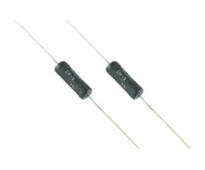 Lot of 2 Dale CW-5-40, 40 Ohm 5 Watt 5% Wirewound Resistors 5W