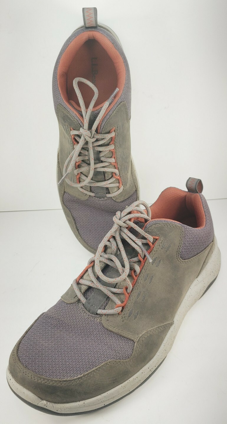 SAOLA L.L Bean Scarpe Uomo Grigio Maglia Sneakers Passeggio Escursionismo Trail 11 M Ottime