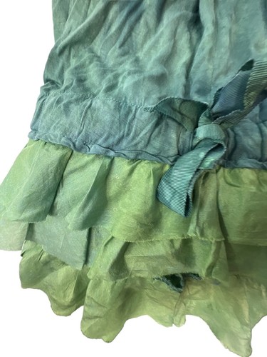 Young Fabulous & Broke Mermaid Maxi Dress Tie Dye Green Aquamarine Ruffle *flaws - Picture 12 of 12