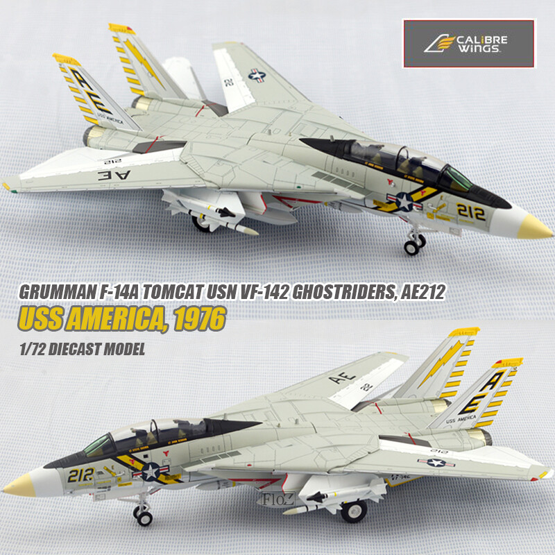 Calibre Wings F-14A Tomcat 1/72 限定版 F-14A Tomcat 1:72 Diecast Model - Calibre Wings CL-CA72JR04