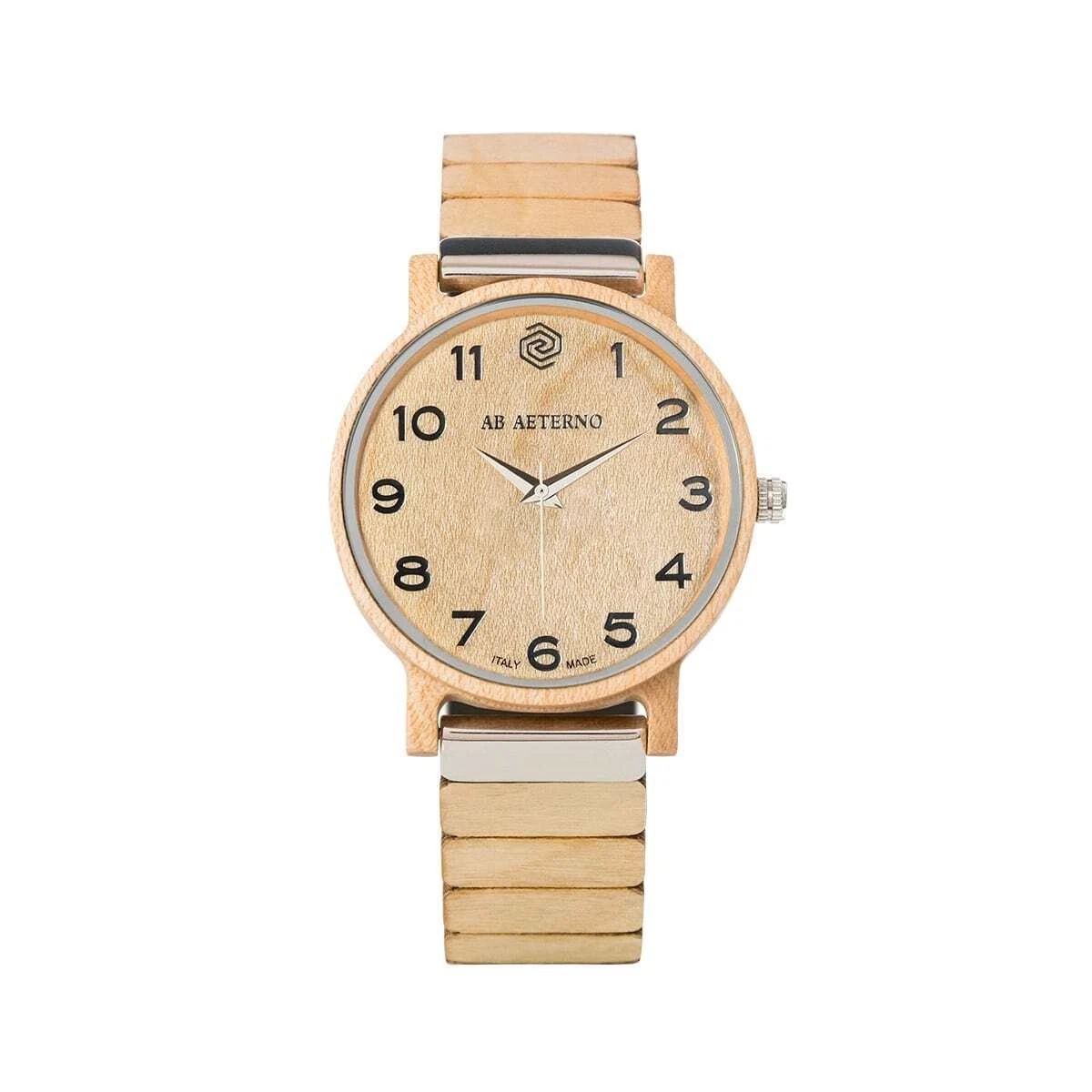 Orologio Sefora in Legno Naturale e Cinturino di Pelle Uomo – Dolfi