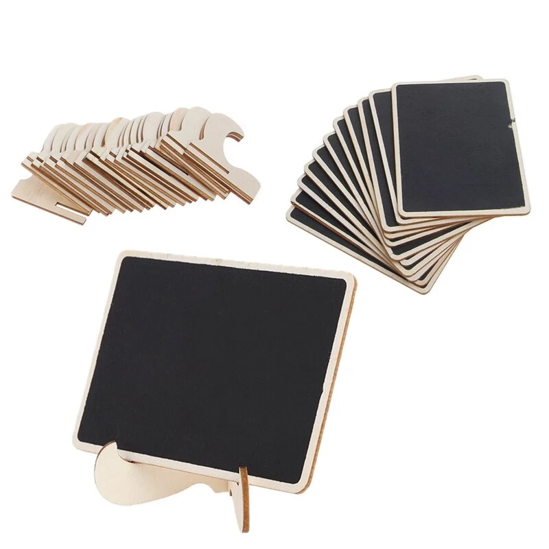 12 Mini Blackboard Place Card Holder Easel Wedding Party