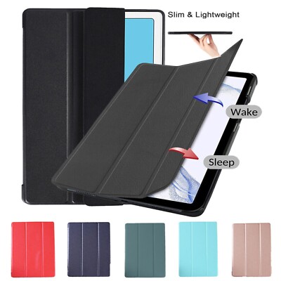 For Samsung Galaxy Tab A7 Lite 8.7'' A7 10.4'' Tri-Fold Case Cover Auto Wake/Sleep