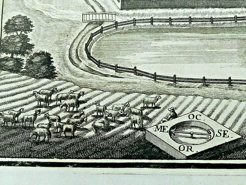 Kupferstich Michael Wening, Schloß und Hof-March Lammerberg, 1701, gerahmt - Picture 4 of 7