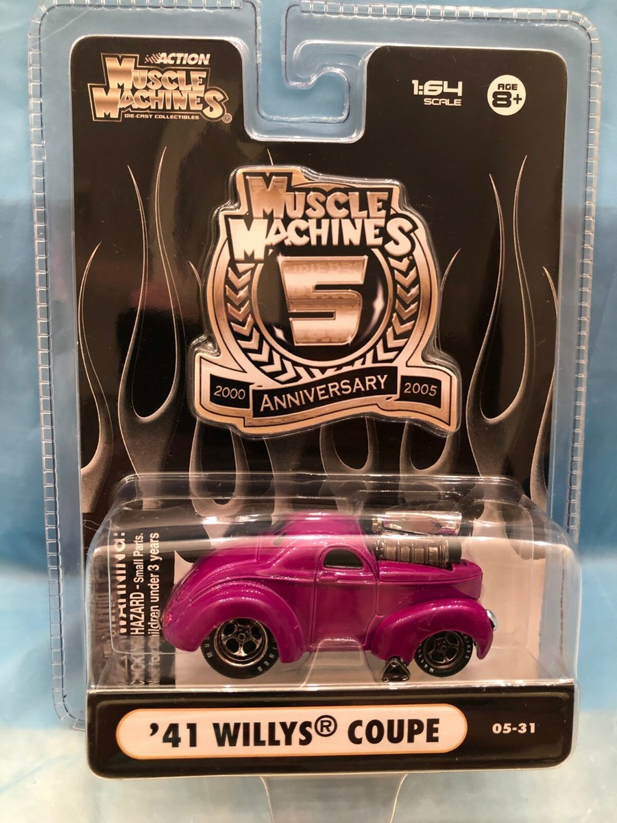 Muscle Machines '41 Willys Coupe パープル紫 41 WILLYS COUPE PURPLE MUSCLE MACHINES 1/64 