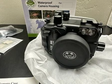 PRO 40m/130ft Waterproof Underwater Camera Housing Case For Canon EOS M6 & 22mm