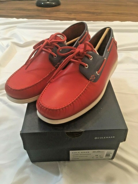Cole Haan Cornell 2 Eye Boat Shoe Flame 