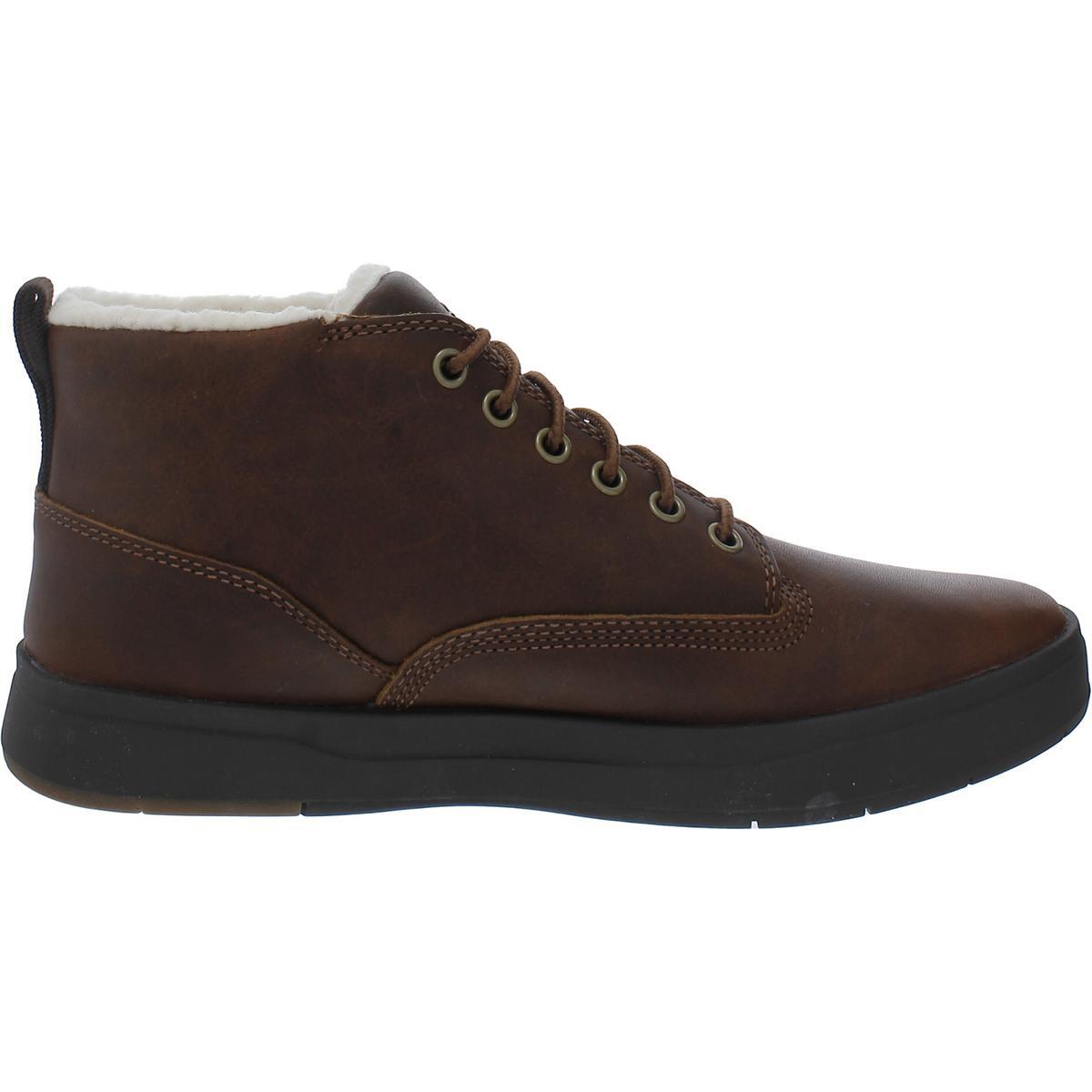 Timberland Mens Davis Square Brown Chukka Boots Shoes 8 Medium (D) BHFO