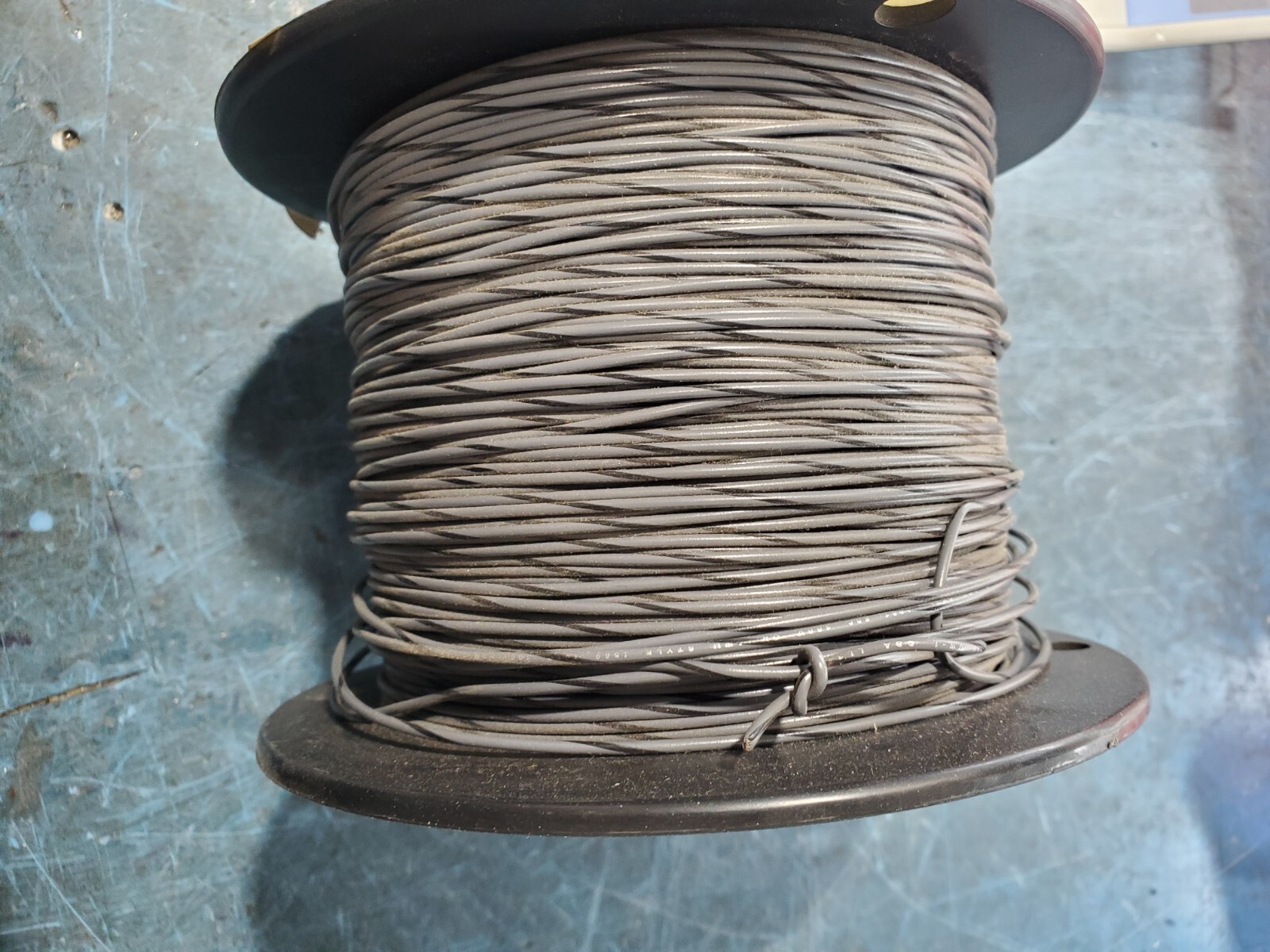 Striped Wire 20 AWG Gauge 950FT Car Boat Marine Tinned Copper Gray/Black