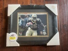 REGGIE BUSH Signed Autographed NEW ORLEANS SAINTS PHOTO 13x16 CUSTOM FRAMED COA