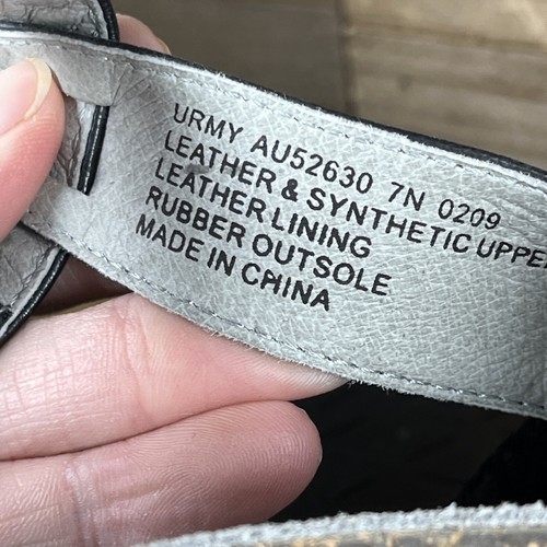 Abeo Wedge Heel Urmy T-Strap Comfort Sandals Black Leather Womens Size 7 N - Picture 10 of 10