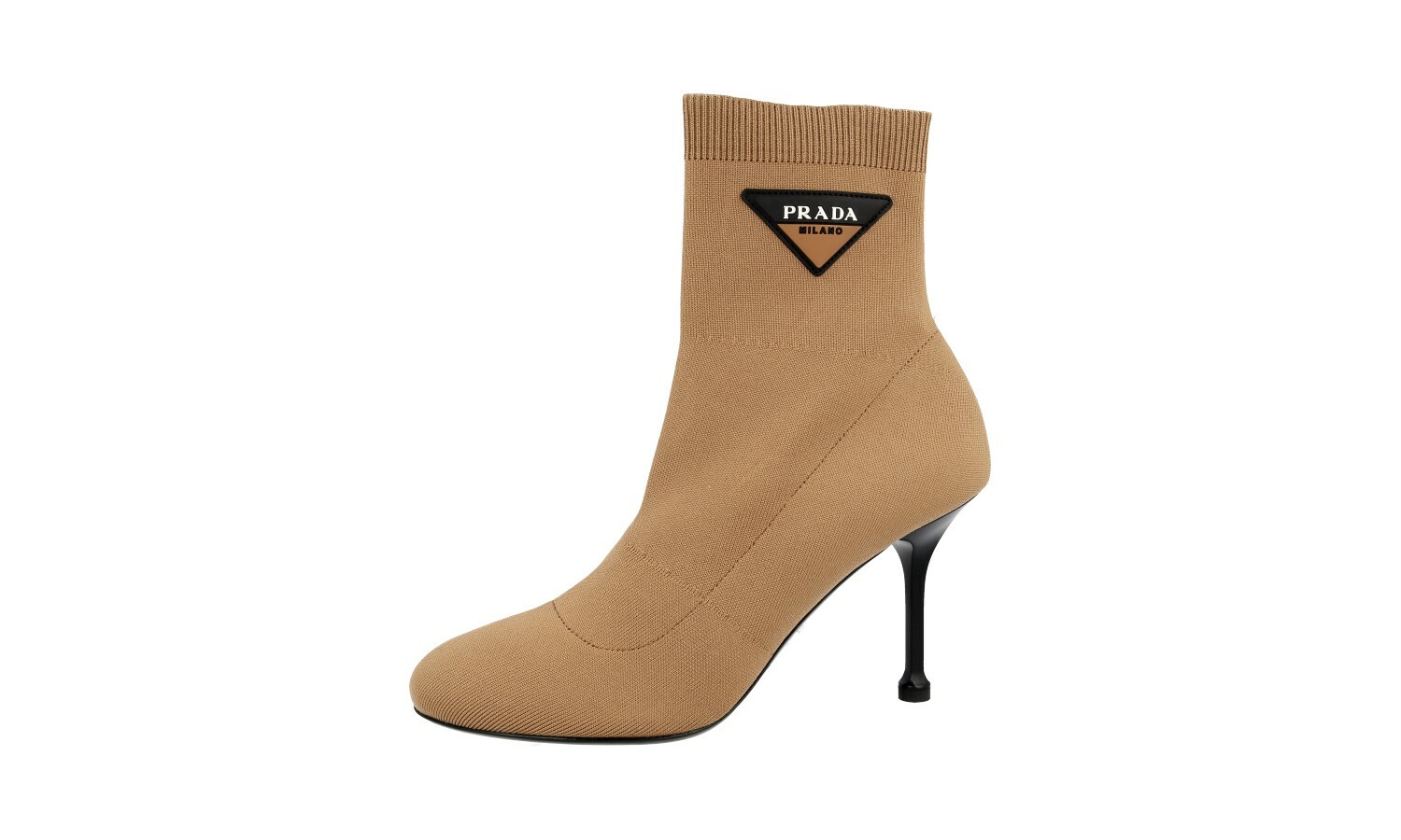 AUTH LUXURY PRADA SIGNATURE HALF-BOOT SHOES 1T978I BROWN 40 40,5 UK 7 image 3
