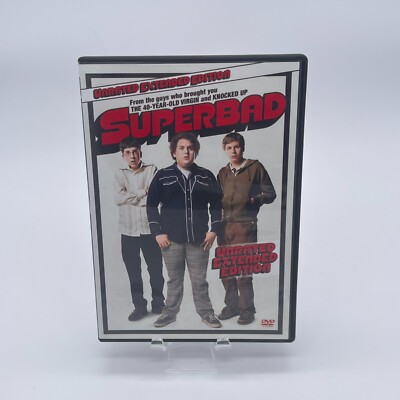 Superbad (DVD, 2007, Canadian; Unrated; Extended Edition) Tested