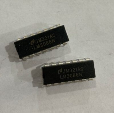 LM3086N x2 pcs Genuine National Semiconductor NPN transistor array ICs chips