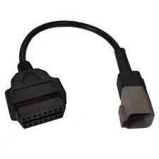 Latest OBD2 6Pin TO 16PIN Female Diagnostic Adapter Cable for BRP MOTO ATV UTV