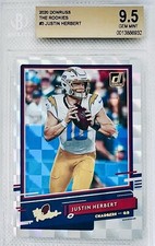 2020 Panini Donruss Justin Herbert RC “The Rookies” Rookie Card BGS 9.5 💎 Gem