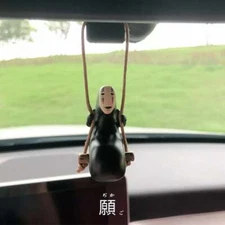 Spirited Away No Face Faceless Kaonashi Swing Car Pendant Accessory カオナシ