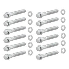 Small Block Ford Chrome 12 Point Head Intake Manifold Bolt Kit  260 289 302 351W