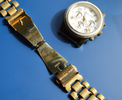 Michael Kors MK-5145 Damen-Chronograph, Damenuhr  defekt Bastler o. Teilespender