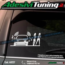 Adesivo Donne Musica e Renault Twingo MK1 1993-2007 Sticker Decal Tuning
