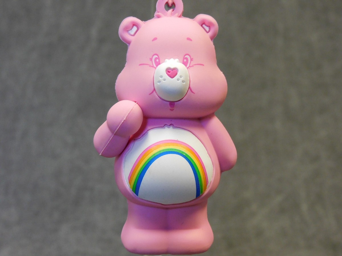 Care Bears NEW * Cheer Bear Clip * Blind Bag Series 1 Key  display picture 3
