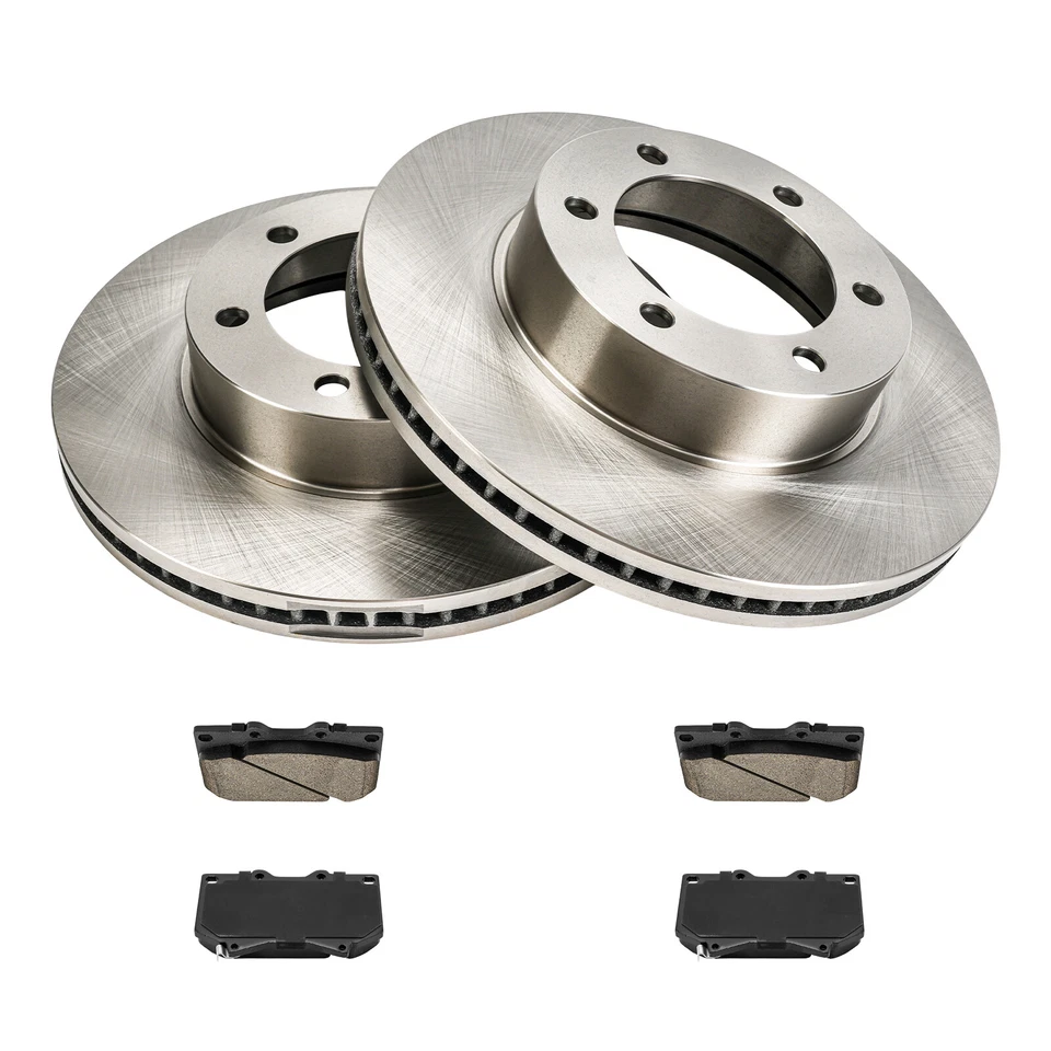 Керамические колодки передних дисковых тормозных дисков 318,7 мм для Toyota Tundra 2000-2003 Sequoia - Изображение 3 из 4