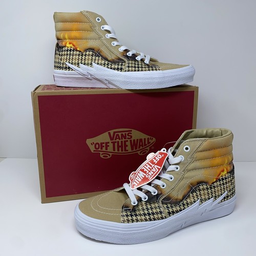 VANS Sk8-Hi Bolt Big Reveal Taos Taupe High Top Lace Up Men’s/Women’s Shoes New - Picture 2 of 13
