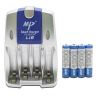 Universal 4slot Aa Aaa Battery Charger + 4x 1000mah Ni-mh Rechargeable Batteries Universal 4slot Aa Aaa Battery Charger + 4x 1000mah Ni-mh Rechargeable Batteries