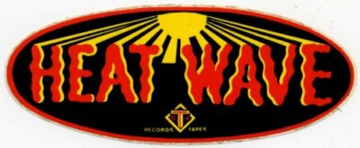 Heatwave GTO Rec & Tapes  1977 Peel-Off Promo Sticker 
