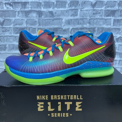 Nike KD V Elite EYBL Multicolor Basketball Shoes 585386-900 Mens