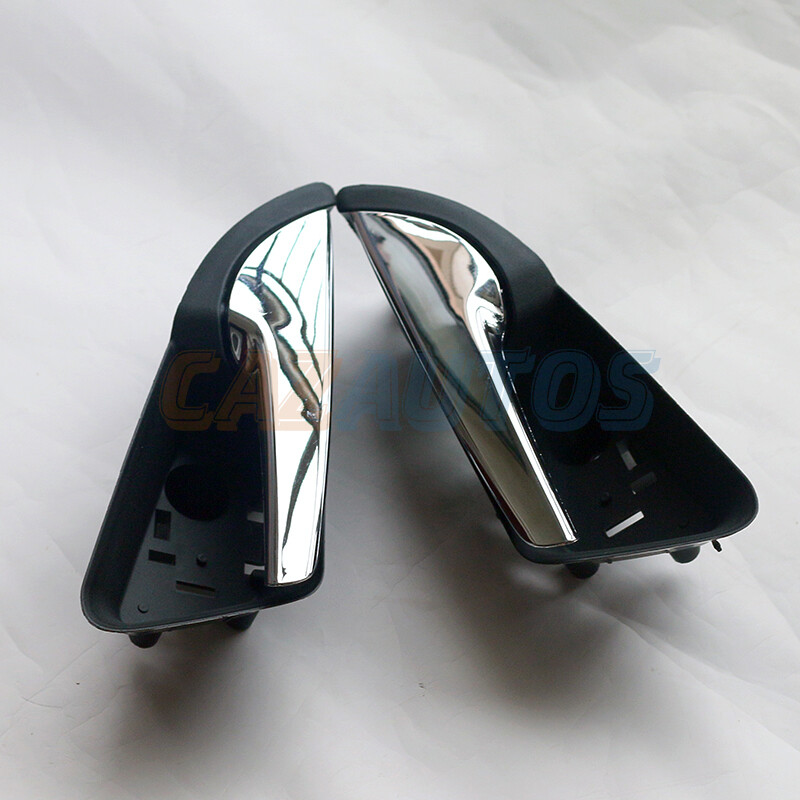 CHROME INNER DOOR HANDLE PAIR FOR OPEL VAUXHALL MOKKA J13 & ASTRA J