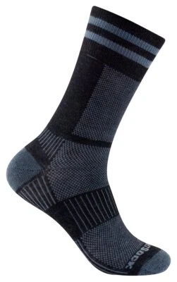 WRIGHTSOCK Profi Sportsocke Coolmesh II anti-blasen schwarz grau Socke lang CREW