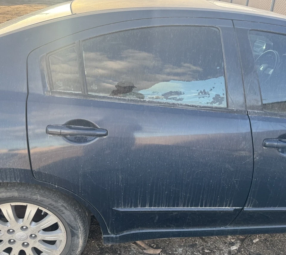 Mitsubishi GALANT Rear Right Passenger Door Shell  Blue 2004 2005 2006  OEM - Image 2 of 2