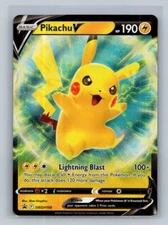 Pikachu V SWSH: Sword & Shield Promo Cards SWSH198 Near Mint NM