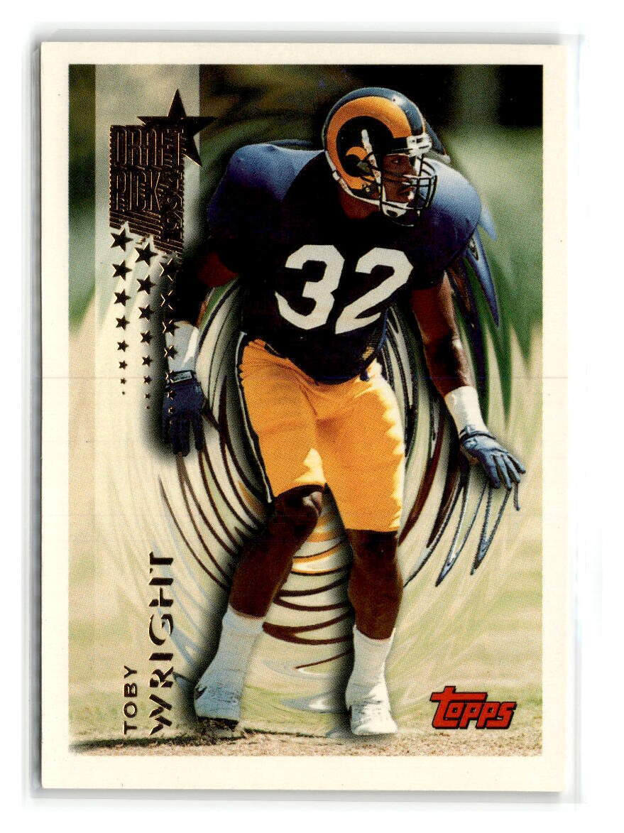 1994- Topps-#576-Toby Wright RC-Los Angeles Rams