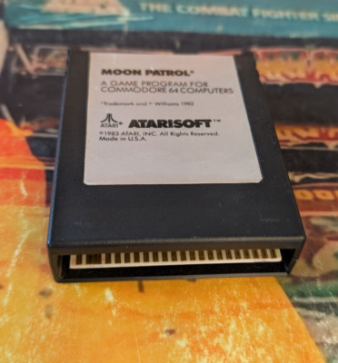 Moon Patrol (1983) Commodore C64 (Modul/ Cartridge) Classic-Game 8-bit works