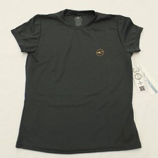 O'Neill Women's Basic Short Sleeve Slim Fit Sun Shirt JM3 Graphite Small NWT