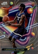 2023-24 Topps Cosmic Chrome - Leonard Miller Minnesota Timberwolves #180 (RC)
