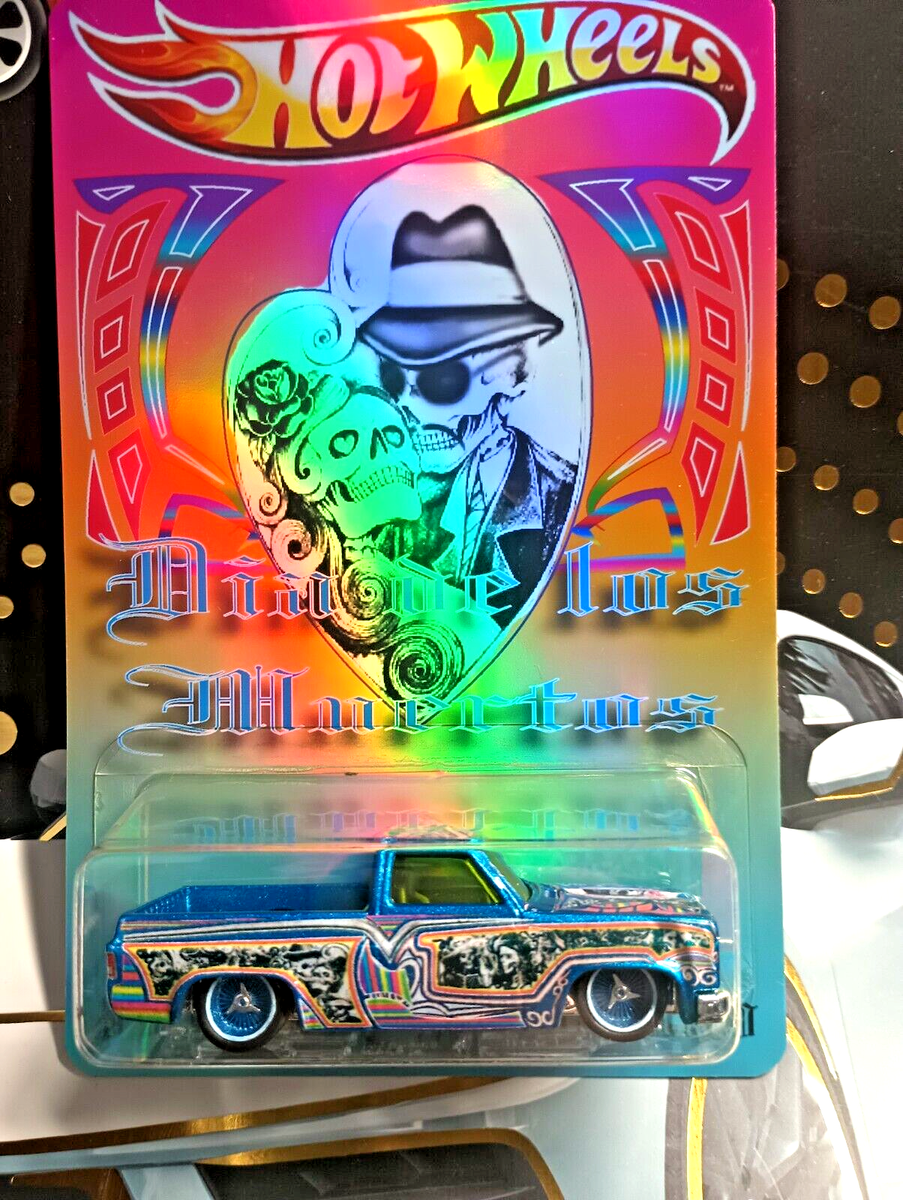 HOT WHEELS CUSTOM DIA DE LOS MUERTOS 83 CHEVY SILVERADO NEW