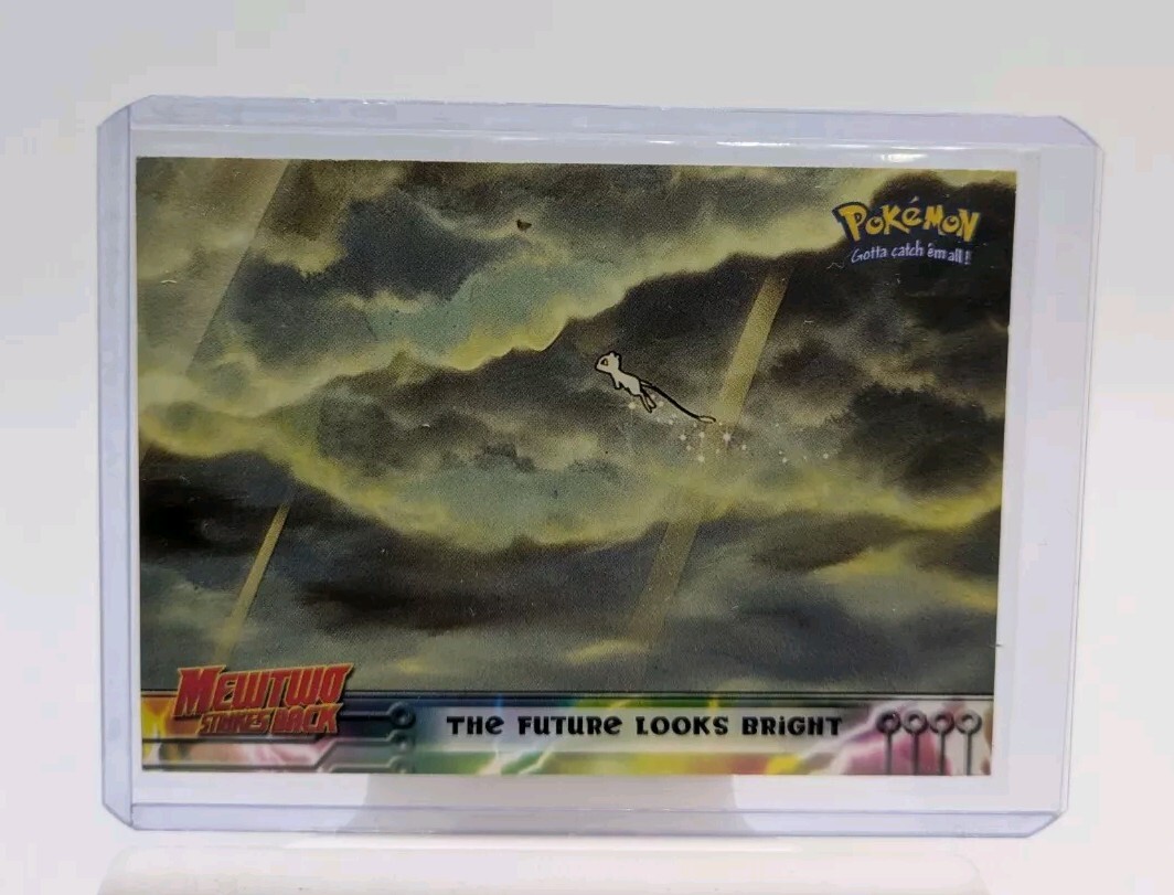 1998 Pokemon The First Movie #41 The Future Looks Bright Blue Label