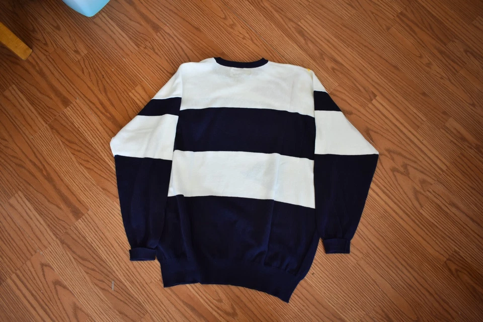 Pringle Of Scotland Vintage Golf Sweater 100% Pure Cotton Mens Pullover XL - Image 2 of 4