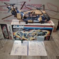 Vintage Tomahawk 1986 G.I. JOE Unbroken 100 COMPLETE w BOX Inst Pilot W MIC FC