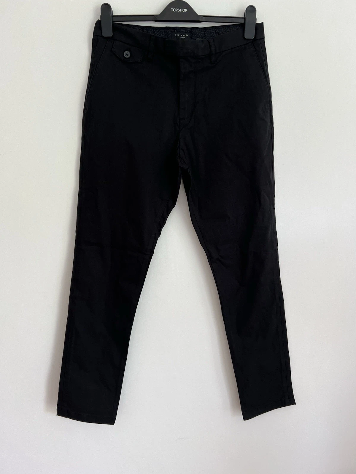 TED BAKER Chinos Chino Slim Fit Trousers Mens Waist 30" 32" 36" & 38" Black NEW