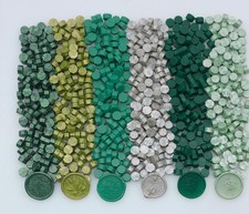 600Pcs Wax Seal Beads, Sage Green Sealing Waxs Bead for Waxseal Stamp,