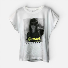 NAME IT Girls' Top Set JJ T-Shirt Shorts CAPSL White/Yellow 122-128 7-8 years
