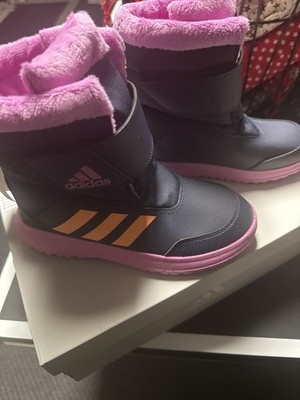 NEU OVP - 35 -Stiefel Winterstiefel  Adidas Winterplay C GZ6795 Dunkelblau-Rosa