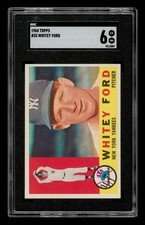 1960 Topps Set-Break # 35 Whitey Ford SGC 6 EX NM